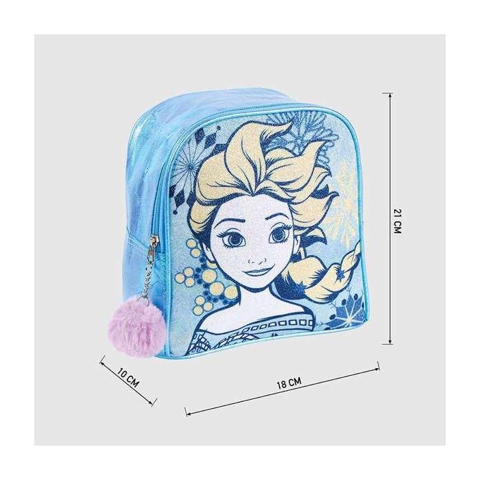 Cerdá Mochila Infantil Tiempo Libre Brillante Frozen Azul Niña Cerdá Mochila Infantil Tiempo Libre Brillante Frozen Azul Niña