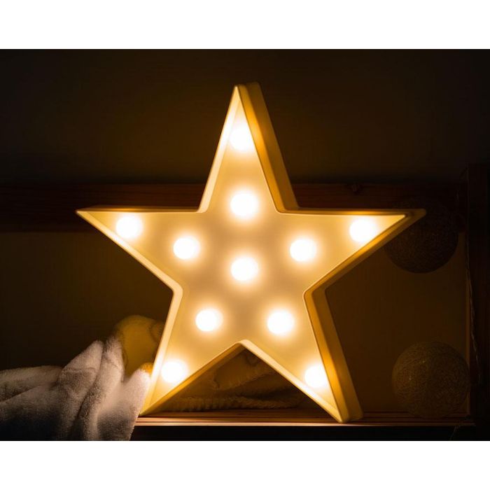 Estrella 27.5*27.5*4.5 cm Led Amarillo 1