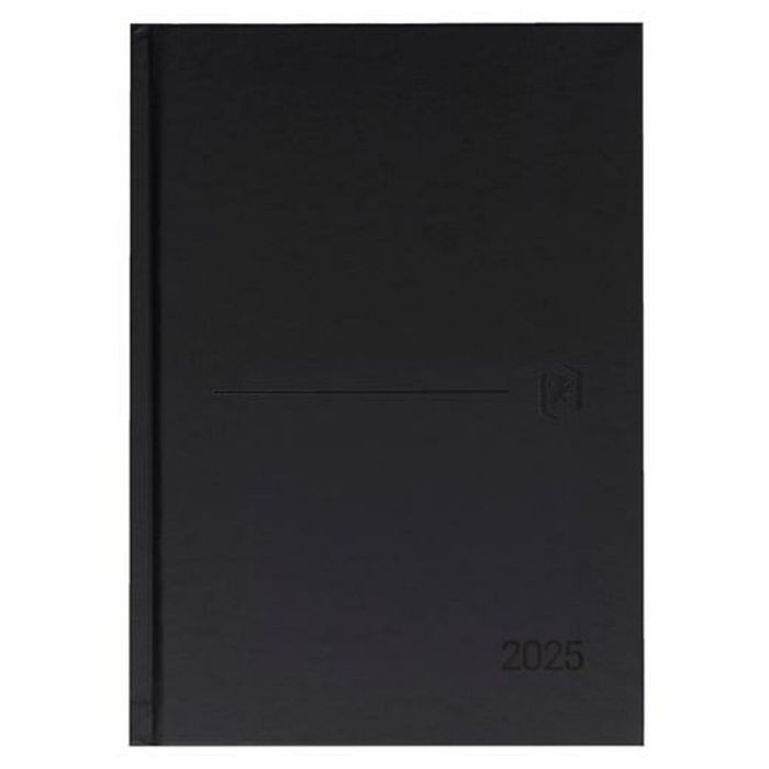 Agenda Oxford CLASSIC Negro A5 15 x 21 cm 2025 (5 Unidades) 1