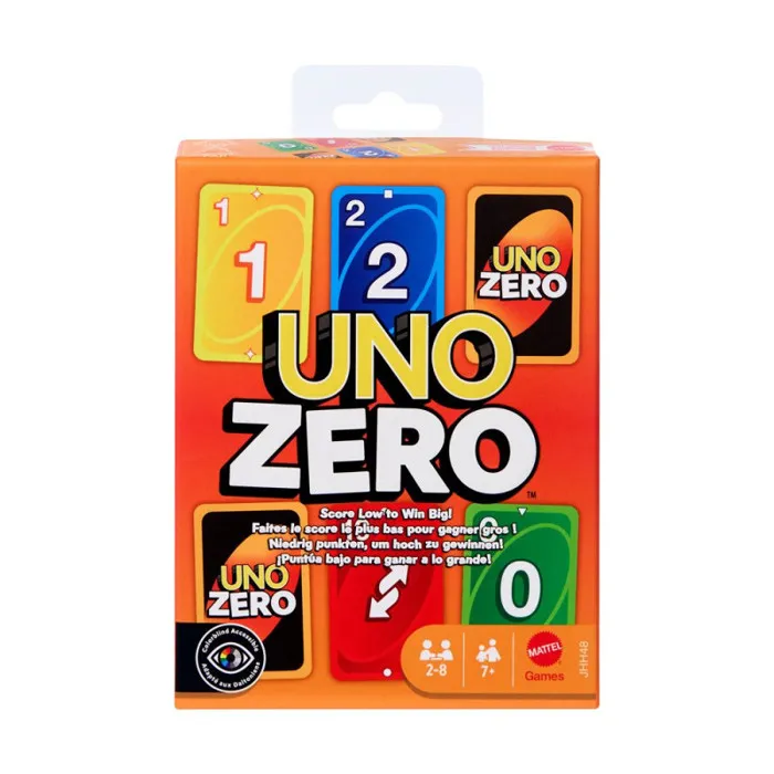 Mattel Games UNO Zero Jhh48 Juego de Cartas para Niños y Adultos 0 Mattel Games UNO Zero Jhh48 Juego de Cartas para Niños y Adultos 0