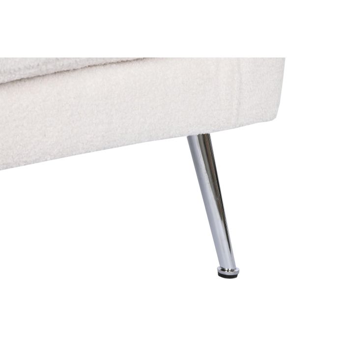 DKD Home Decor Butaca Scandi Blanco Plateado 75 x 95 x 71 cm 4 DKD Home Decor Butaca Scandi Blanco Plateado 75 x 95 x 71 cm 4