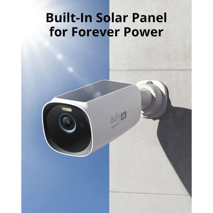 Eufy T88713W1 Cámara de Seguridad IP 4K UHD Solar con IA BionicMind, Visión Nocturna Color y Audio 2 Vías para Exterior - Pack 2 Unidades 33 Eufy T88713W1 Cámara de Seguridad IP 4K UHD Solar con IA BionicMind, Visión Nocturna Color y Audio 2 Vías para Exterior - Pack 2 Unidades 33