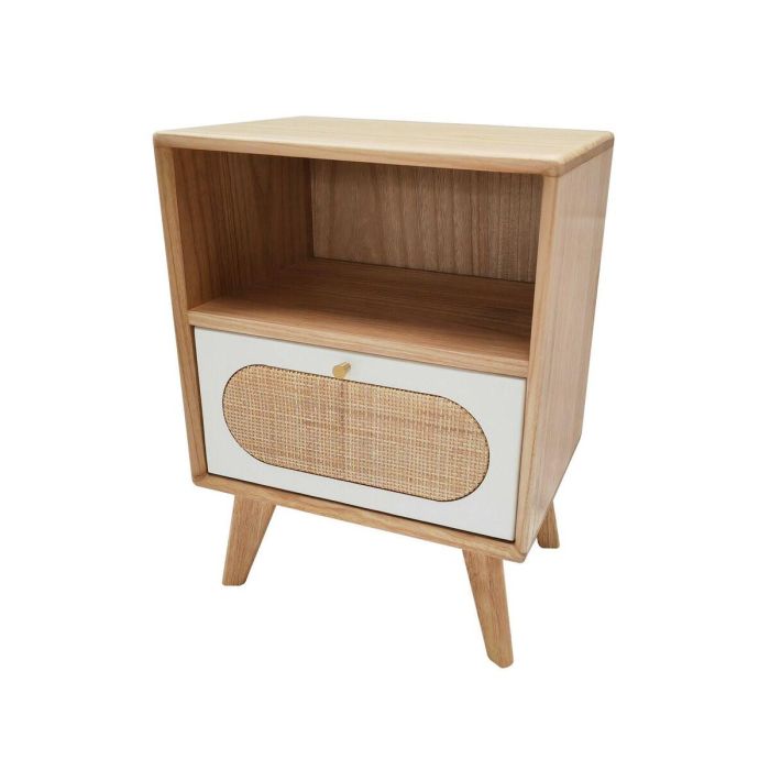 Cómoda Vega 1 Cajón Versa 30x54 cm - Madera Paulownia y Rattan 1 Cómoda Vega 1 Cajón Versa 30x54 cm - Madera Paulownia y Rattan 1