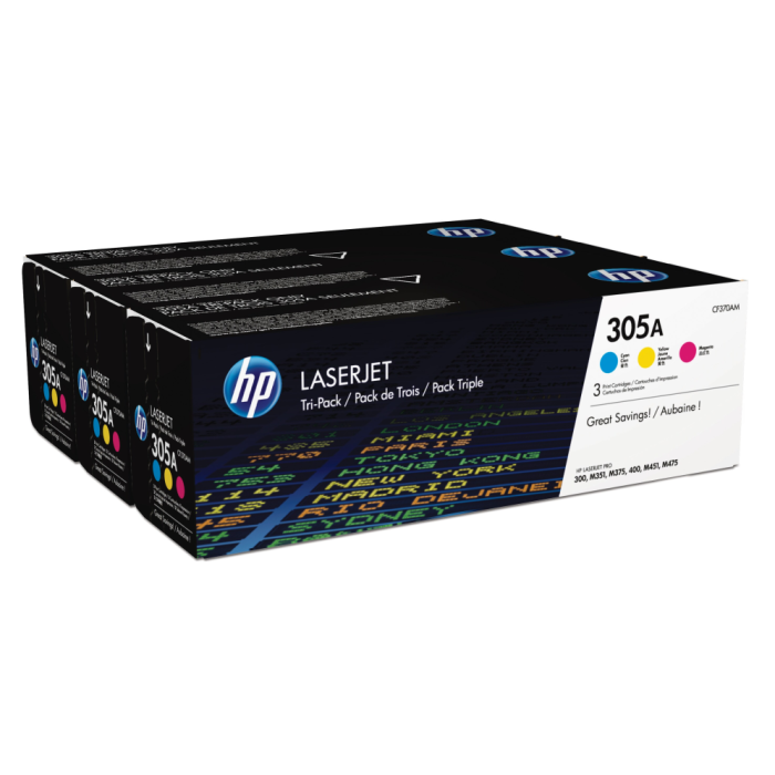 HP TONER LASER TRICOLOR 305A HP TONER LASER TRICOLOR 305A