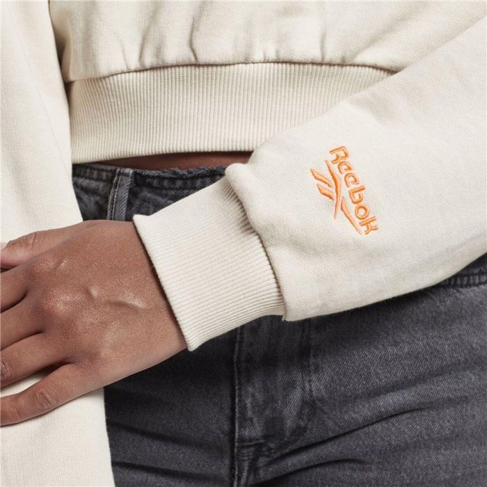 Sudadera con Capucha Mujer Reebok Classic Trail Beige 1