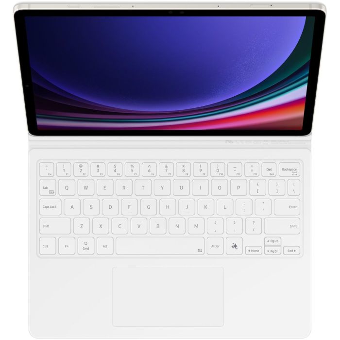 Samsung Book Cover Keyboard für Galaxy Tab S9/9 FE white 10 Samsung Book Cover Keyboard für Galaxy Tab S9/9 FE white 10
