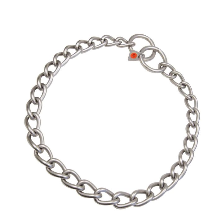 Collar Eslabon Retorcido Inox. Mate 70 cm*4 mm Collar Eslabon Retorcido Inox. Mate 70 cm*4 mm
