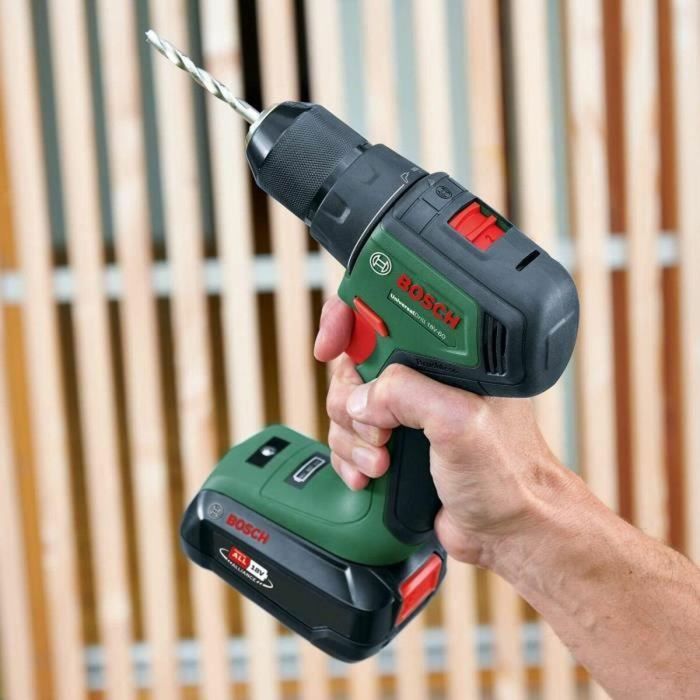 Bosch AUC4053423230819 Kit Taladro Atornillador Universal 18V-60 con 2 Baterías 2.0Ah + Taladro Atornillador AL 18V-20 2