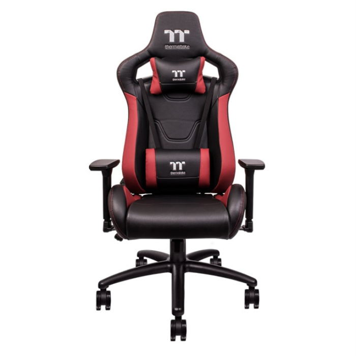 Thermaltake U Fit Silla Gaming Universal con Asiento Acolchado, Resistencia 140 kg, Diseño en Colores Negro y Rojo Thermaltake U Fit Silla Gaming Universal con Asiento Acolchado, Resistencia 140 kg, Diseño en Colores Negro y Rojo