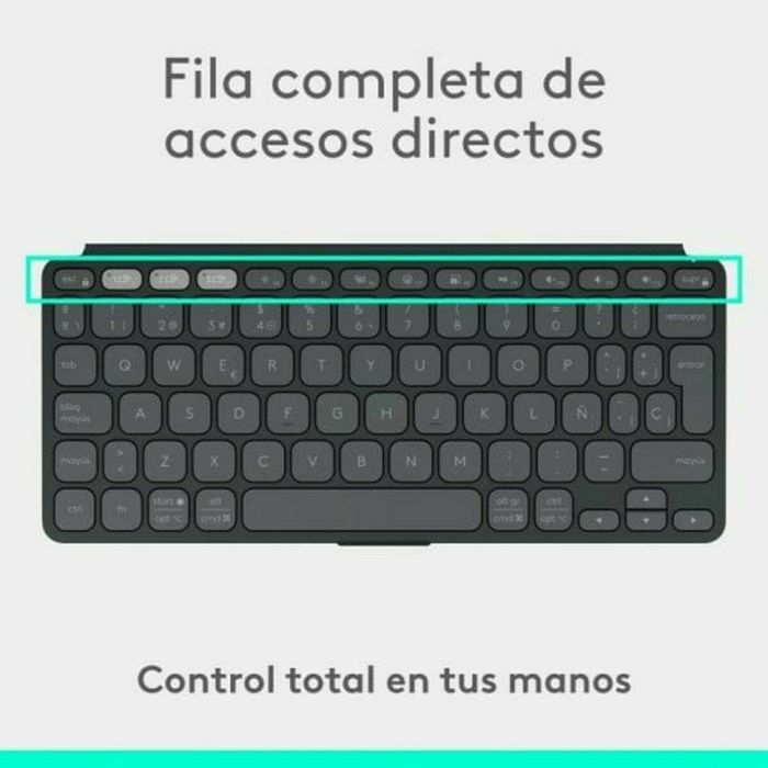 Teclado Logitech 920-012973 Grafito Español QWERTY 13 Teclado Logitech 920-012973 Grafito Español QWERTY 13
