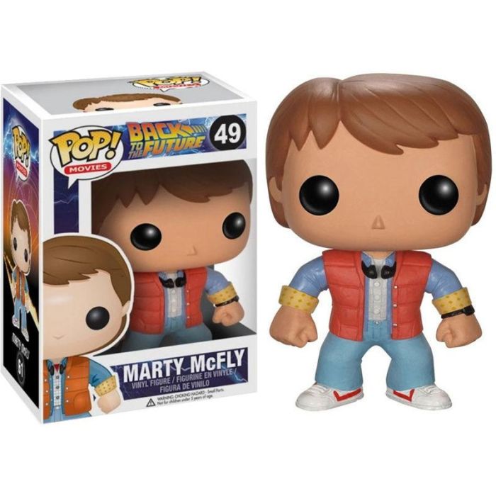 FUNKO Pop! Movies: Back to the Future - Figura de Vinilo Marty McFly 9cm