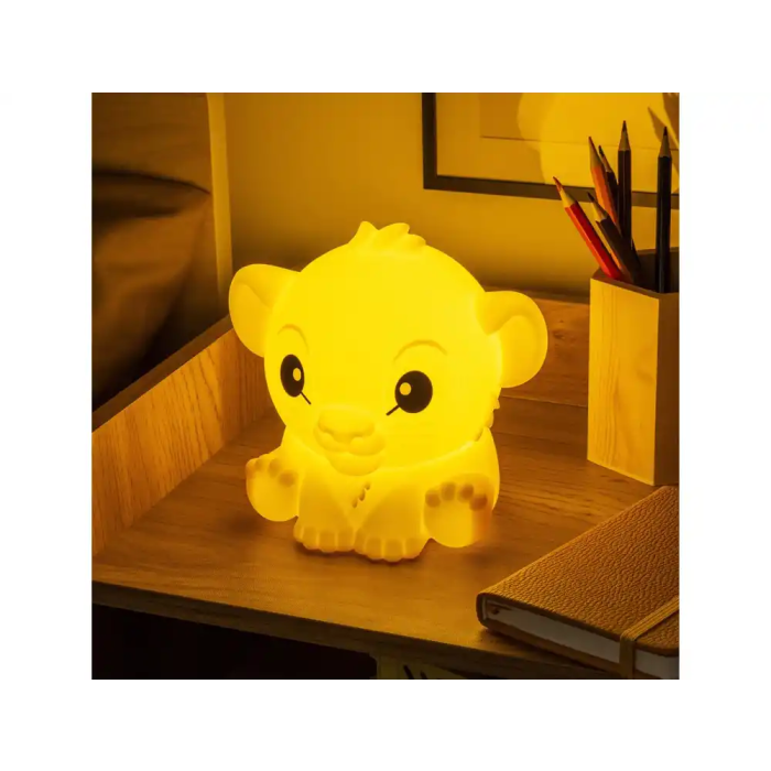 Disney Lámpara Squishy Glo Silicona Recargable Simba 15 cm Paladone 6