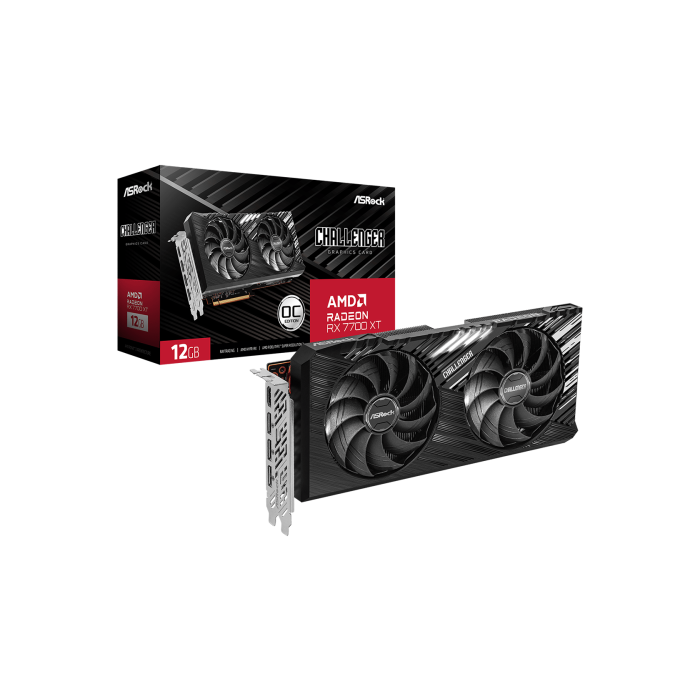 Asrock Challenger Radeon RX 7700 XT AMD 12 GB GDDR6 5