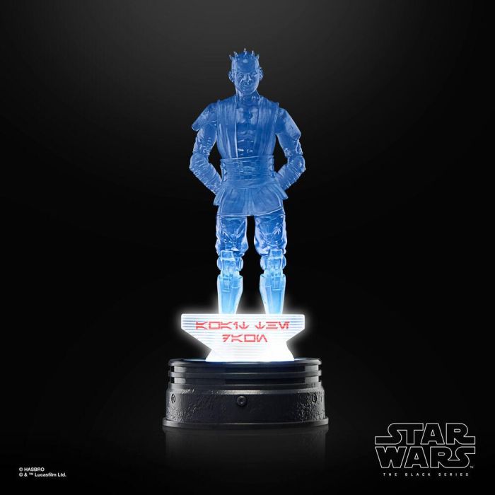 Hasbro G0276 Figura Star Wars The Black Series Holocomm Collection Darth Maul 15 cm Articulada con Discos Holográficos Luminosos 5 Hasbro G0276 Figura Star Wars The Black Series Holocomm Collection Darth Maul 15 cm Articulada con Discos Holográficos Luminosos 5