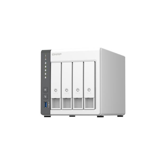 QNAP TS-433-4G NAS SOHO 2 Bahías 2.5GbE 4GB RAM Procesador ARM Cortex A55 2.0 GHz Blanco 0 QNAP TS-433-4G NAS SOHO 2 Bahías 2.5GbE 4GB RAM Procesador ARM Cortex A55 2.0 GHz Blanco 0