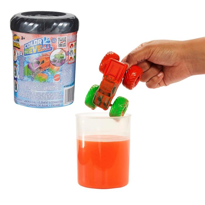 Hot Wheels Hjf39 Monster Trucks Color Reveal Camión Color Shifters Escala 1:64 Cambio de Color con Agua Juguete Niños +3 Años 0 Hot Wheels Hjf39 Monster Trucks Color Reveal Camión Color Shifters Escala 1:64 Cambio de Color con Agua Juguete Niños +3 Años 0