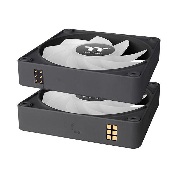 Thermaltake CL-F193-PL14SW-A Ventilador PC 140mm ARGB Sync Pack 3 Unidades Refrigeración Ordenador 3 Thermaltake CL-F193-PL14SW-A Ventilador PC 140mm ARGB Sync Pack 3 Unidades Refrigeración Ordenador 3