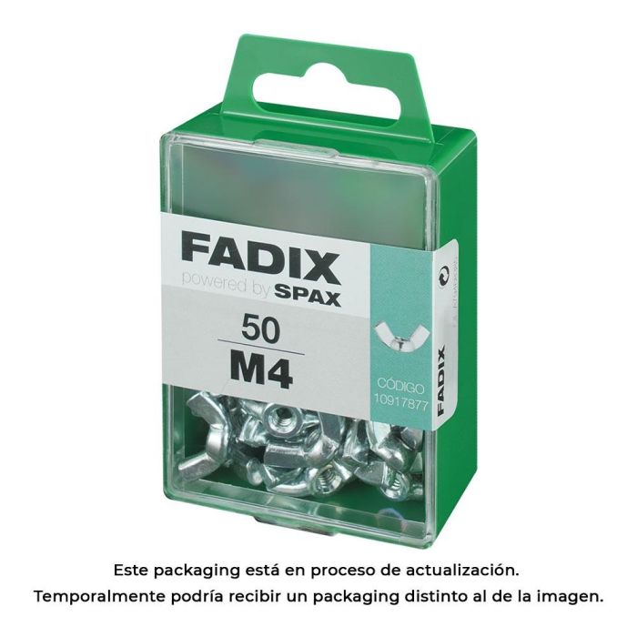 Fadix Tuerca Mariposa Cincada M4 - Caja de 50 Unidades 0 Fadix Tuerca Mariposa Cincada M4 - Caja de 50 Unidades 0