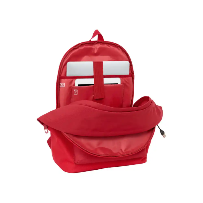 Safta Mochila Portátil Sevilla FC 15,6" + USB, Impermeable, 31x44x18 cm 4 Safta Mochila Portátil Sevilla FC 15,6" + USB, Impermeable, 31x44x18 cm 4