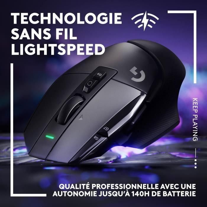 Logitech G502 X Ratón Gaming Inalámbrico LIGHTSPEED, Sensor HERO 25600 DPI, 8 Botones Programables, Negro 4 Logitech G502 X Ratón Gaming Inalámbrico LIGHTSPEED, Sensor HERO 25600 DPI, 8 Botones Programables, Negro 4