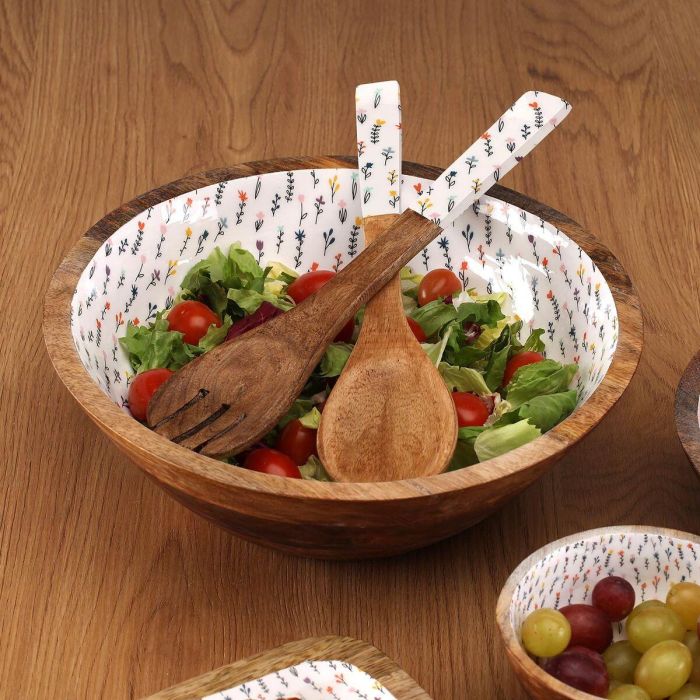 Set de Utensilios para Cocina Versa Blume Madera de mango 6 x 1 x 30 cm 3 Set de Utensilios para Cocina Versa Blume Madera de mango 6 x 1 x 30 cm 3