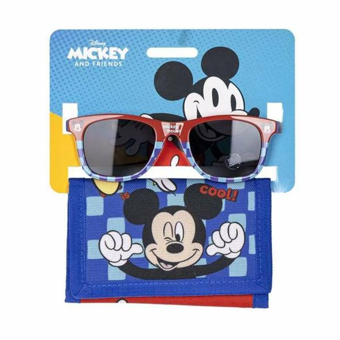 Gafas de sol y cartera infantil mickey 15.0 x 18.0 x 2.0 cm Gafas de sol y cartera infantil mickey 15.0 x 18.0 x 2.0 cm