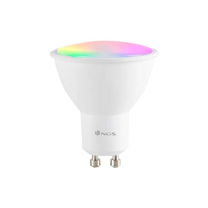 Ngs Bombilla LED Gleam 510c RGB Wifi 5W 460 Lúmenes Base GU10 Regulable en Intensidad 1 Ngs Bombilla LED Gleam 510c RGB Wifi 5W 460 Lúmenes Base GU10 Regulable en Intensidad 1