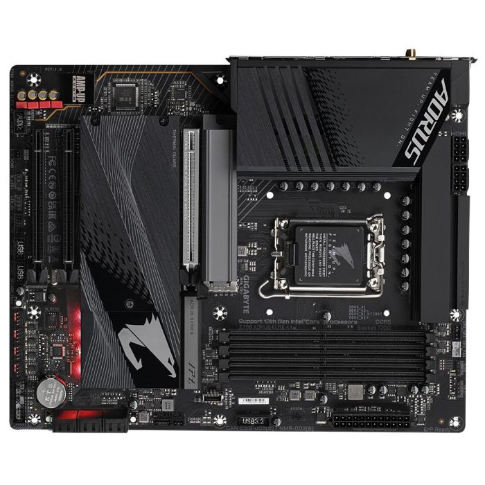 Gigabyte Z790 AORUS ELITE AX Placa Base ATX Intel Z790 Socket LGA 1700 para Intel Core i5/i7/i9 12ª y 13ª Gen 4 Gigabyte Z790 AORUS ELITE AX Placa Base ATX Intel Z790 Socket LGA 1700 para Intel Core i5/i7/i9 12ª y 13ª Gen 4