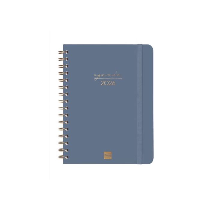 Agenda 2026 Trendy Alma E10 155X212Mm Semana Vista Horizontal Azul Finocam 762020426 1