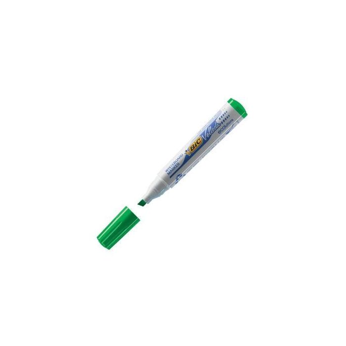 Velleda Marcador Pizarra Blanca Ecolutions 1751 Punta Biselada Verde Caja 12 Ud