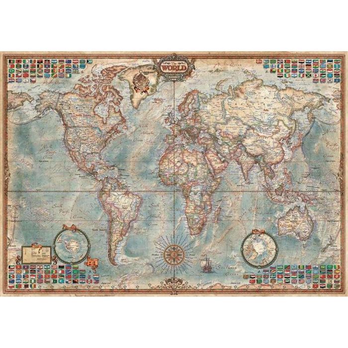 Puzzle 1500 el mundo mapa politico 2 Puzzle 1500 el mundo mapa politico 2