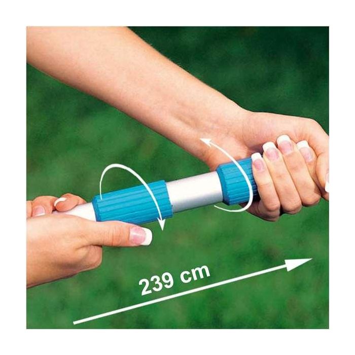 Conjunto de mantenimiento para piscinas con mango telescopico de 239 cm 5