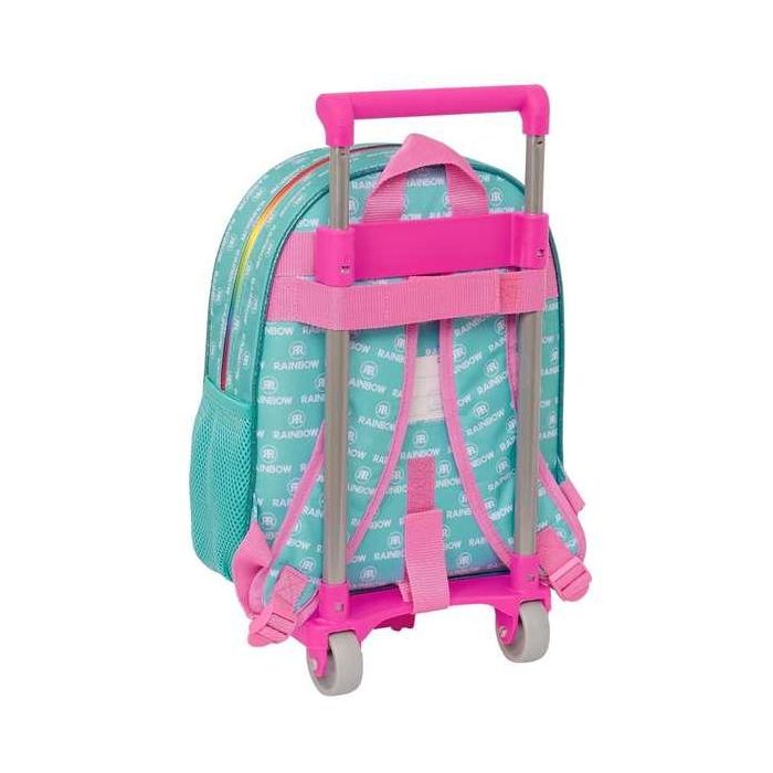 Mochila Escolar con Ruedas Rainbow High Paradise Turquesa 28 x 34 x 10 cm 1 Mochila Escolar con Ruedas Rainbow High Paradise Turquesa 28 x 34 x 10 cm 1