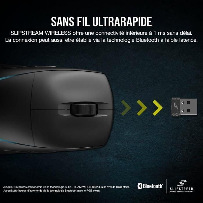 Ratón inalámbrico para juegos - CORSAIR - M75 Wireless - Ambidiestro, RGB 4 Ratón inalámbrico para juegos - CORSAIR - M75 Wireless - Ambidiestro, RGB 4