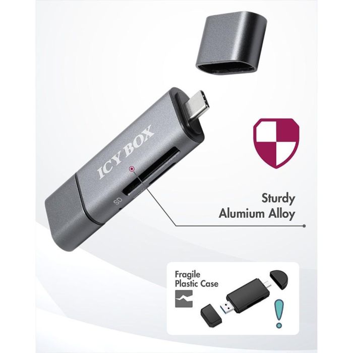 ICY BOX IB-CR200-C Multi-USB SD/MicroSD Kartenleser 8