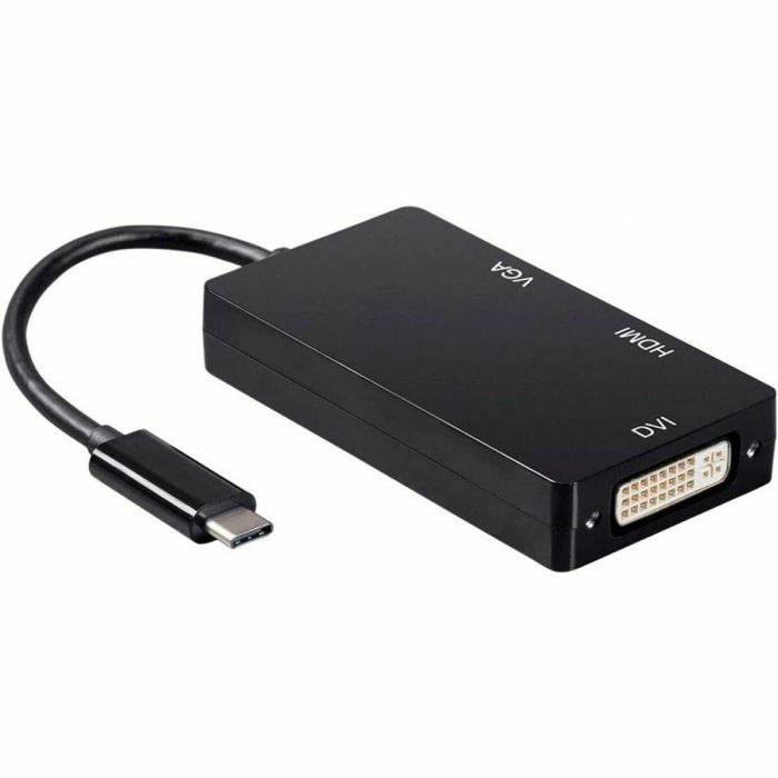 AISENS - CONVERSOR USB-C A DVI/HDMI/VGA, USB-C/M-DVI/H-HDMI/H-VGA/H, NEGRO, 15CM 4