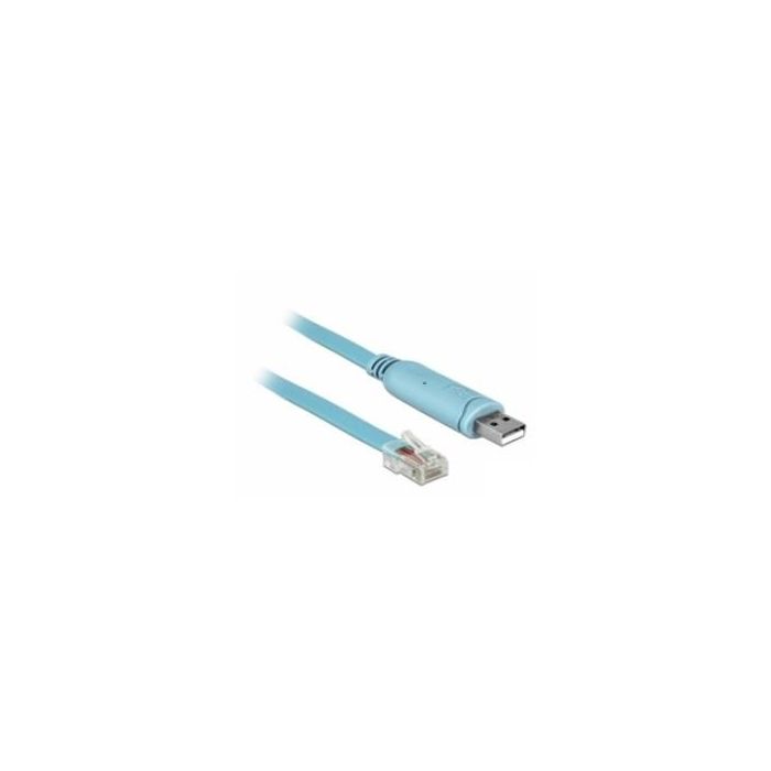 DELOCK Adapter USB2.0/A St > Seriell RS232 RJ45 St 3.0m blau 0 DELOCK Adapter USB2.0/A St > Seriell RS232 RJ45 St 3.0m blau 0