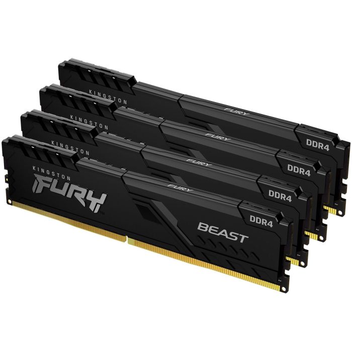 Kingston FURY Beast Black 128GB (4x32GB) DDR4 3600MHz CL18 DIMM Kit para PC