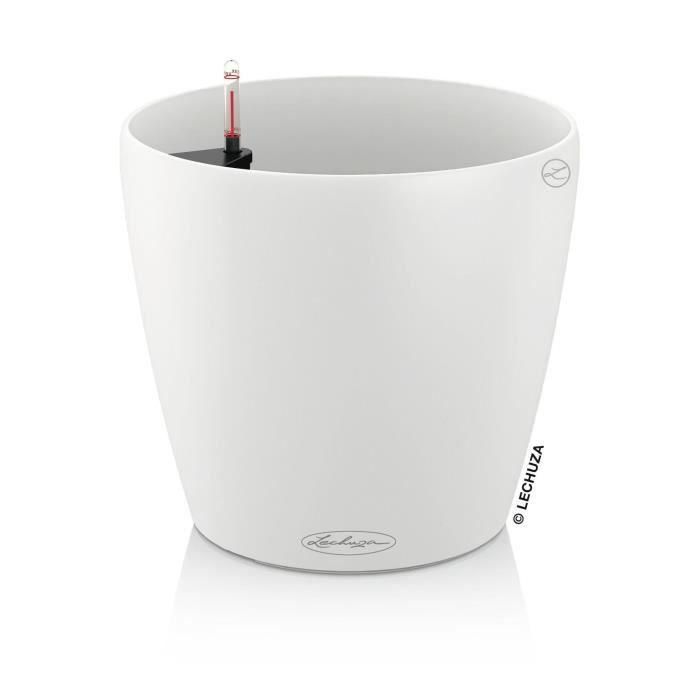 Lechuza LEC4008789132307 Jardiniere Classico Color 43 Todo en Uno Blanco 13230