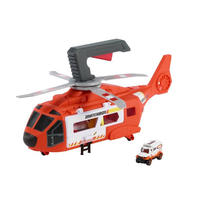 Action Drivers Helicóptero Rescate Matchbox Hxm74 Mattel