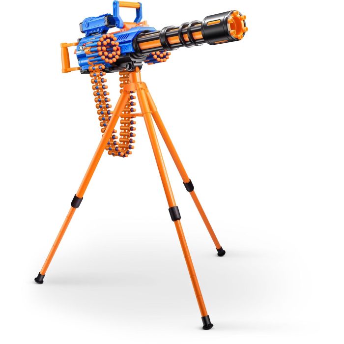 Zuru ZUR1714432321949 Lanzador motorizado X-SHOT Rage Fire, 40 dardos, trípode incluido, alcance 27 m 1