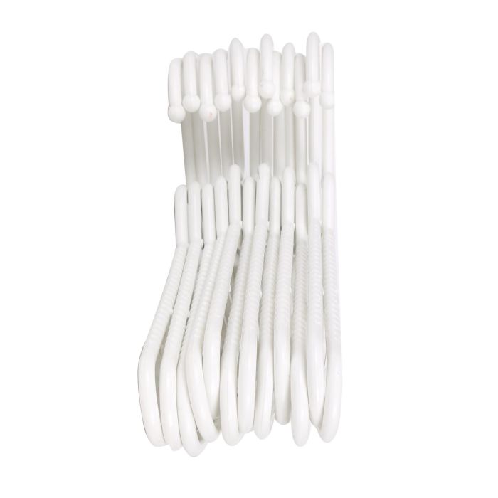Set de 12 perchas de plástico Dem 38 x 17.5 cm (8 Cajas) 2 Set de 12 perchas de plástico Dem 38 x 17.5 cm (8 Cajas) 2