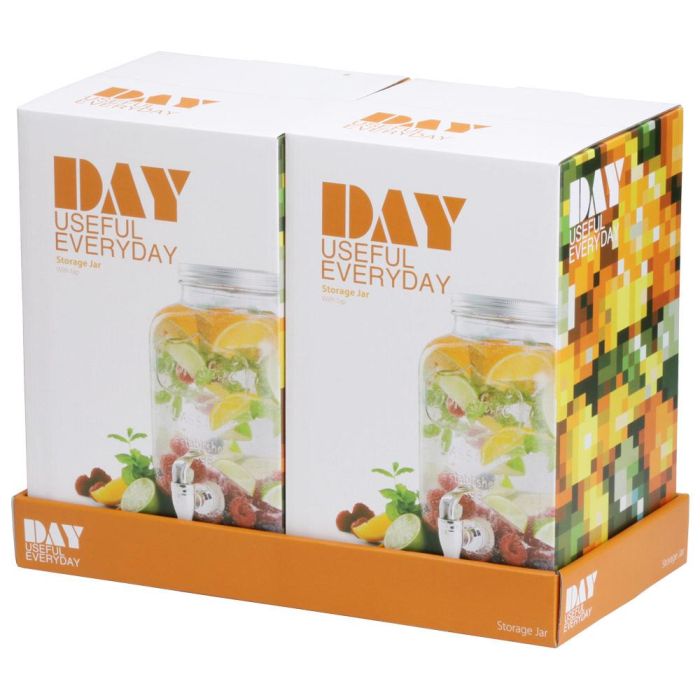 Day Dispensador de Bebida 8 L con Tapa de Metal y Letras en Relieve 3