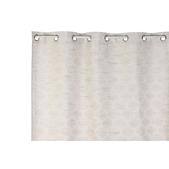 Cortina Tradicional DKD Home Decor Beige 260 x 260 x 140 cm 2