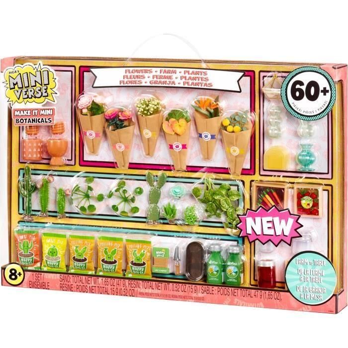 MGA Miniverse LIT35051540182 - Juego Creativo Botánicos Mini Plantas de Resina Decorativas - No Comestible - A partir de 8 años MGA Miniverse LIT35051540182 - Juego Creativo Botánicos Mini Plantas de Resina Decorativas - No Comestible - A partir de 8 años