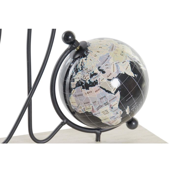 DKD Home Decor Decoración Luminosa Negro Natural 2 Unidades 8 x 21 x 30 cm 2