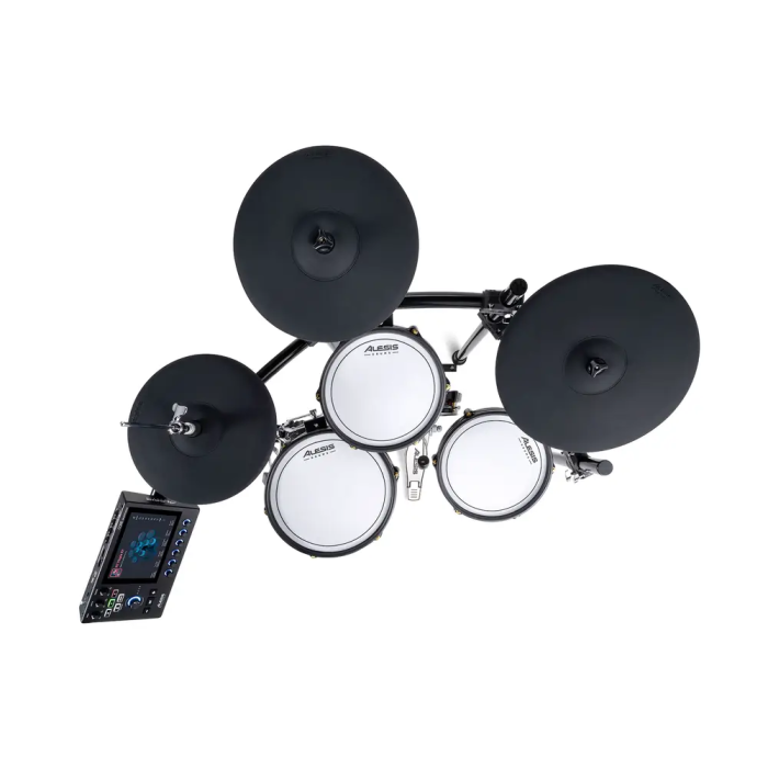 Alesis Strata Club Batería Electrónica con Módulo Core Drum, Pantalla Táctil de 7", 360°, Triple Zona, Bluetooth Audio+MIDI I/O 3