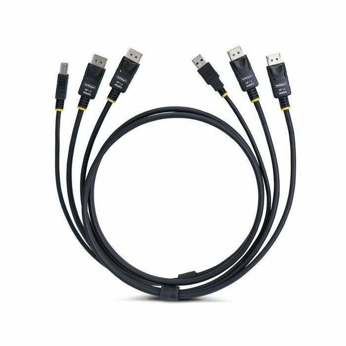 Cable adaptador Startech DDU1226-KVM-CABLE Negro 1,8 m 1