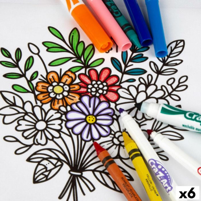 Set de Dibujo Cra-Z-Art (6 Unidades) 12 Set de Dibujo Cra-Z-Art (6 Unidades) 12