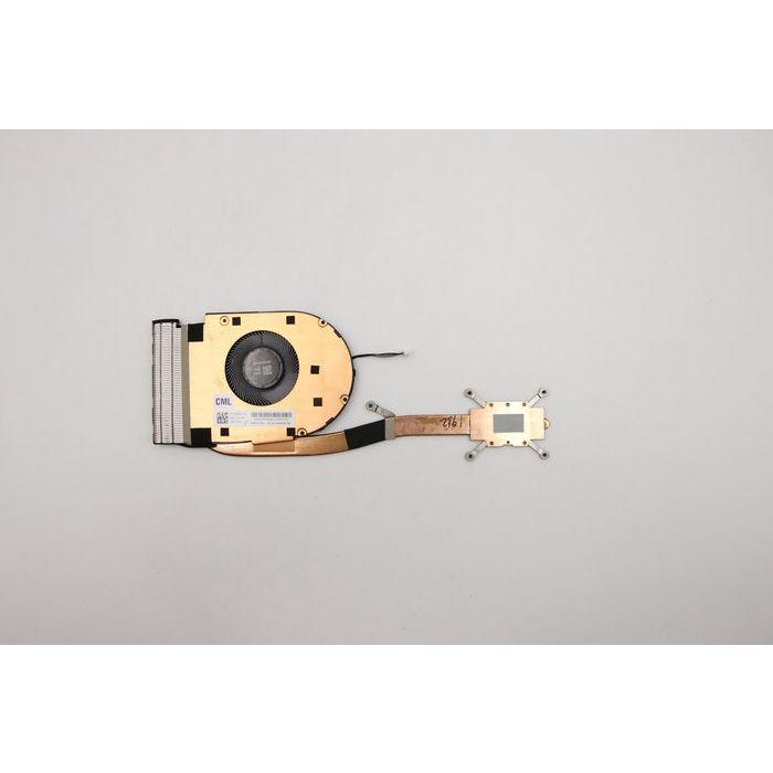 Lenovo CPU heatsink with integrated fan, designed for Unified Memory Architecture and Advanced Vapor Chamber, efficient cooling solution. Lenovo CPU heatsink with integrated fan, designed for Unified Memory Architecture and Advanced Vapor Chamber, efficient cooling solution.